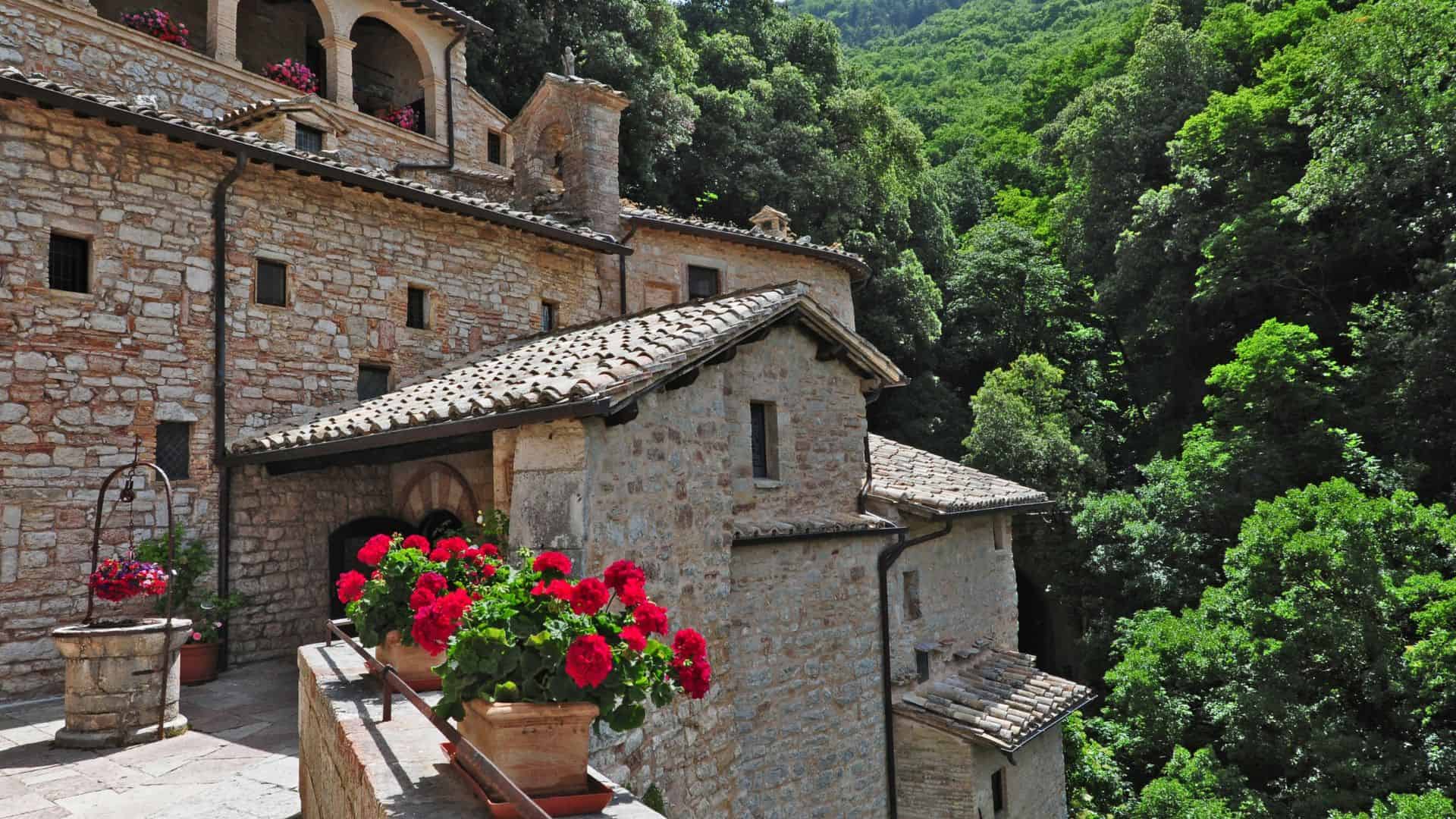 L'Eremo delle Carceri nei dintorni di Assisi