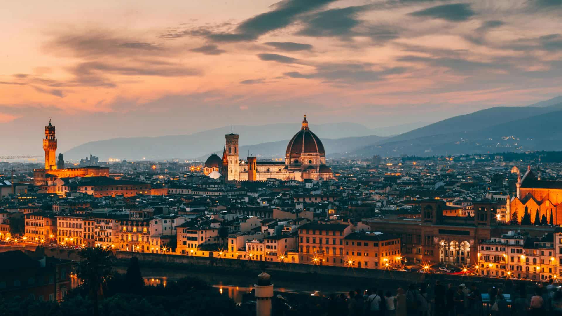 Overview of the city of Florence