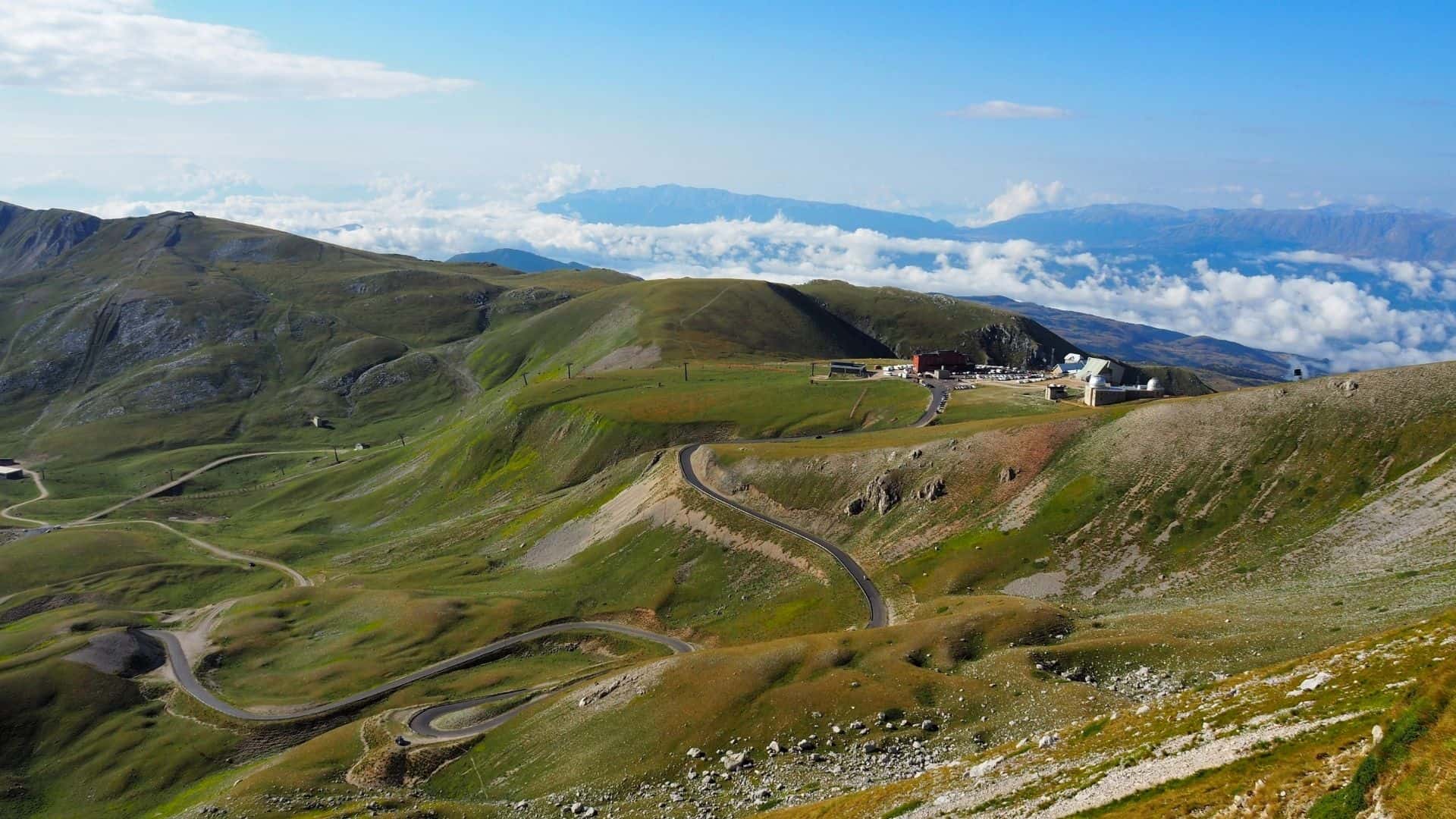 Campo Imperatore visto dall'alto