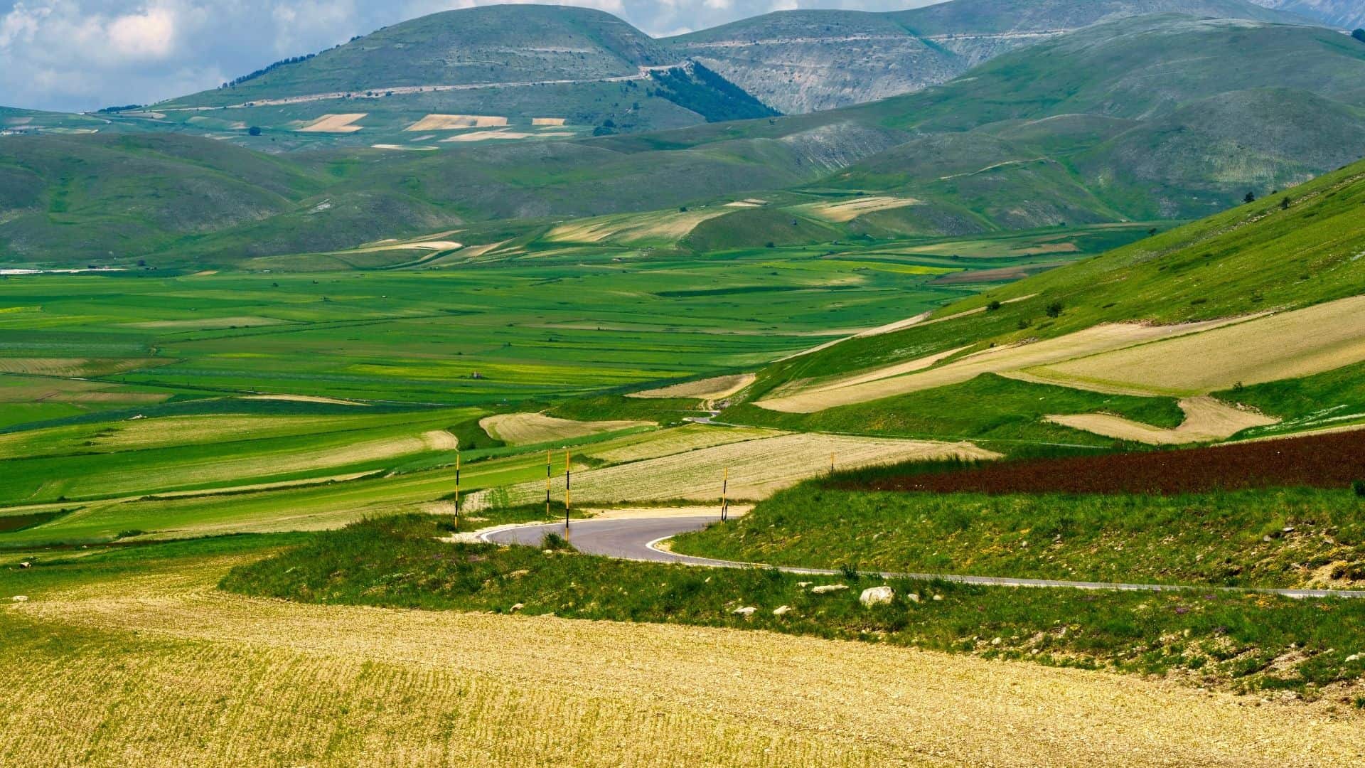 Panoramica sui Piani di Castelluccio di Norcia