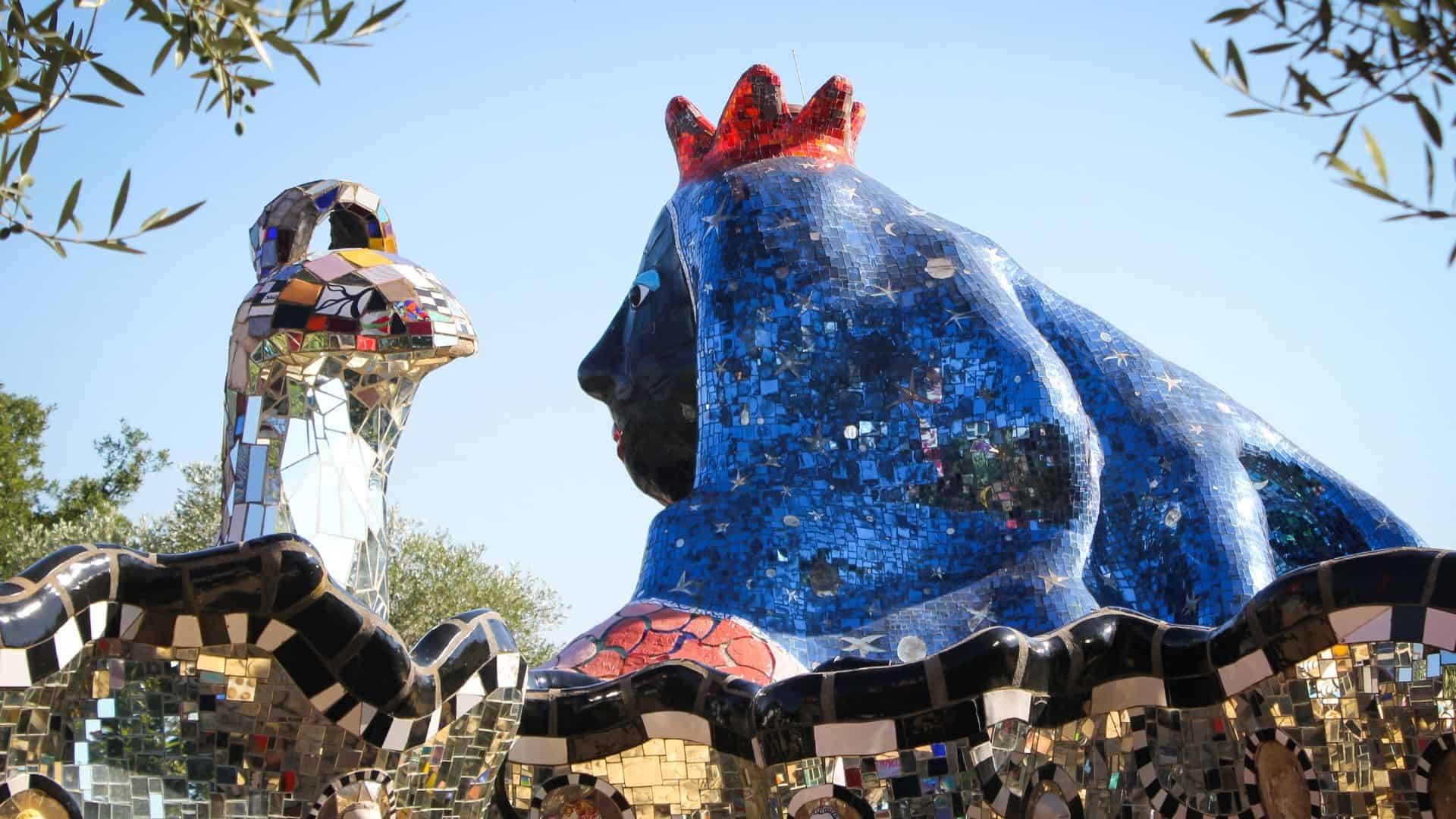Sculture nel Giardino dei Tarocchi
