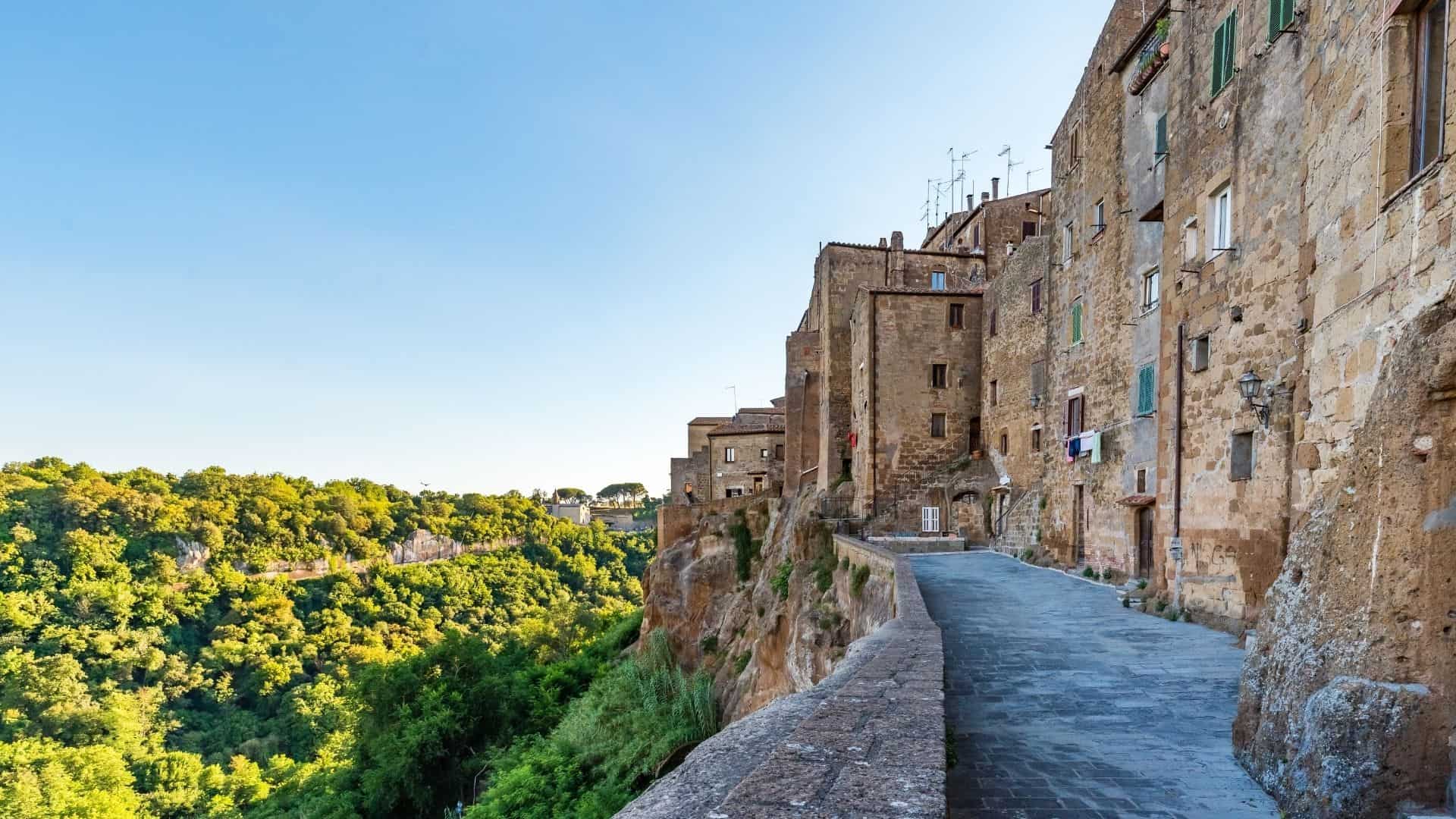 Uno scorcio di Pitigliano