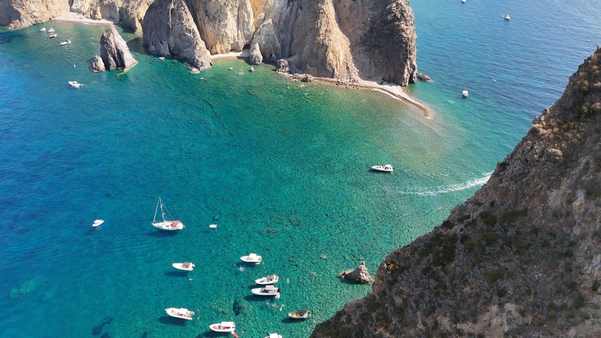 Le Isole Pontine viste dall'alto