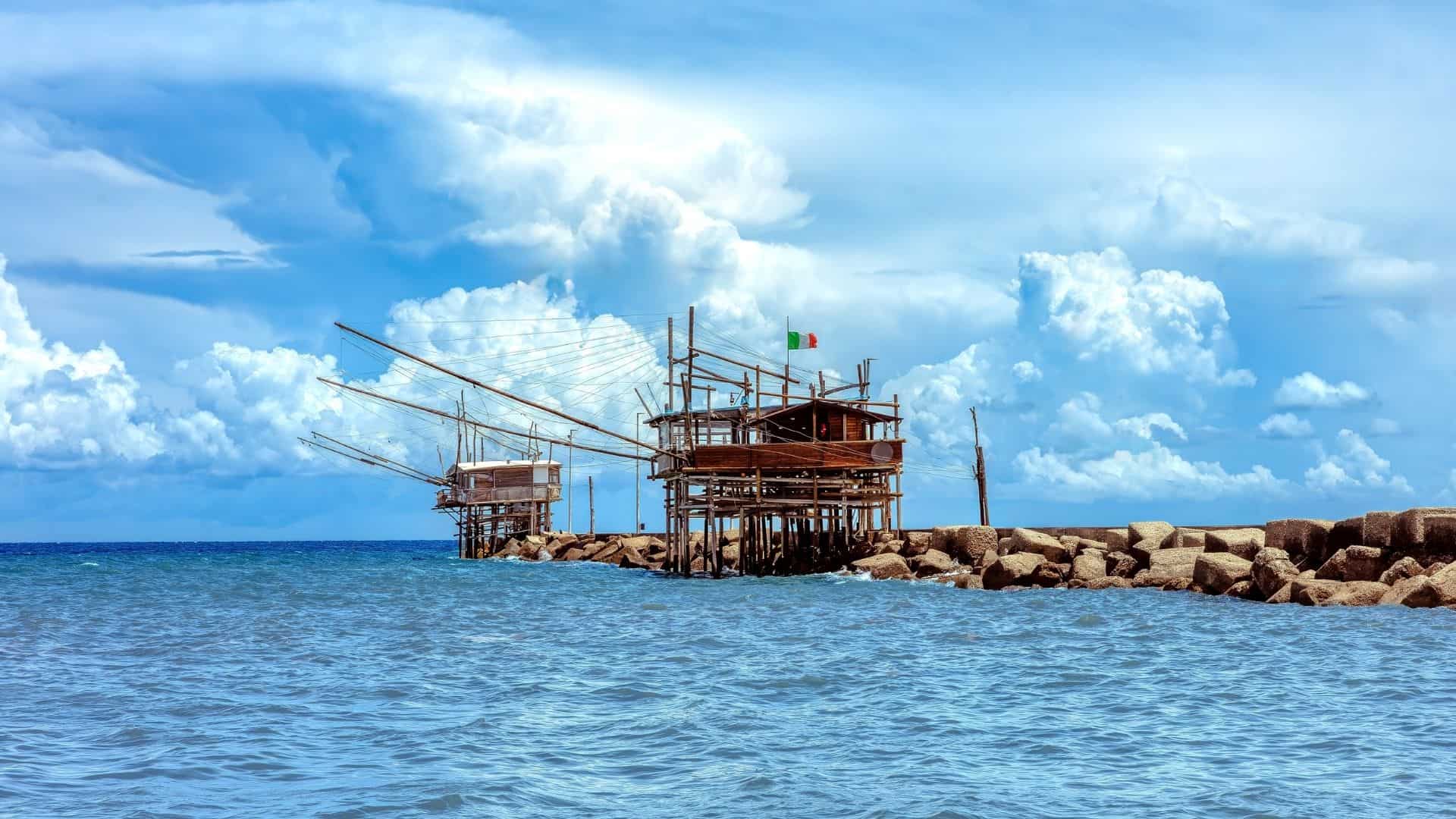 Un trabocco sulla Costa dei Trabocchi