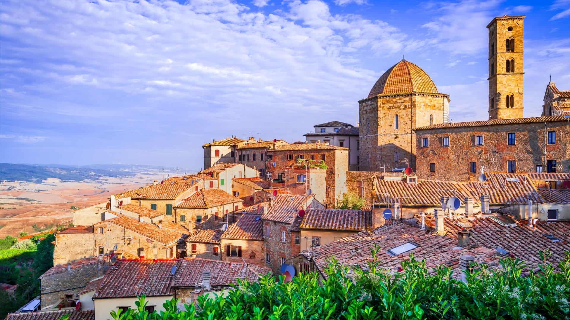 Vista panoramica su Volterra