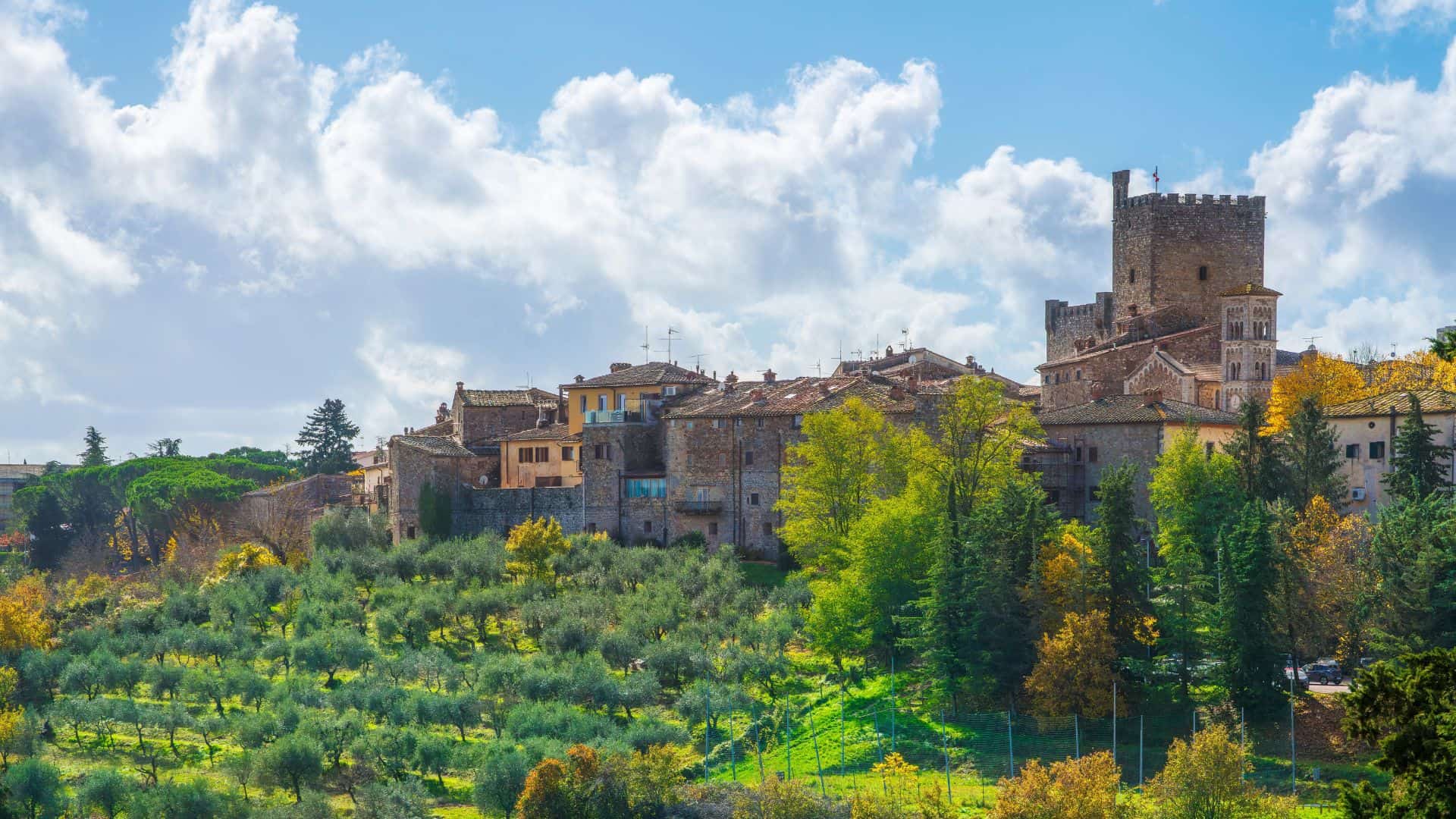 Vista panoramica su Castellina in Chianti