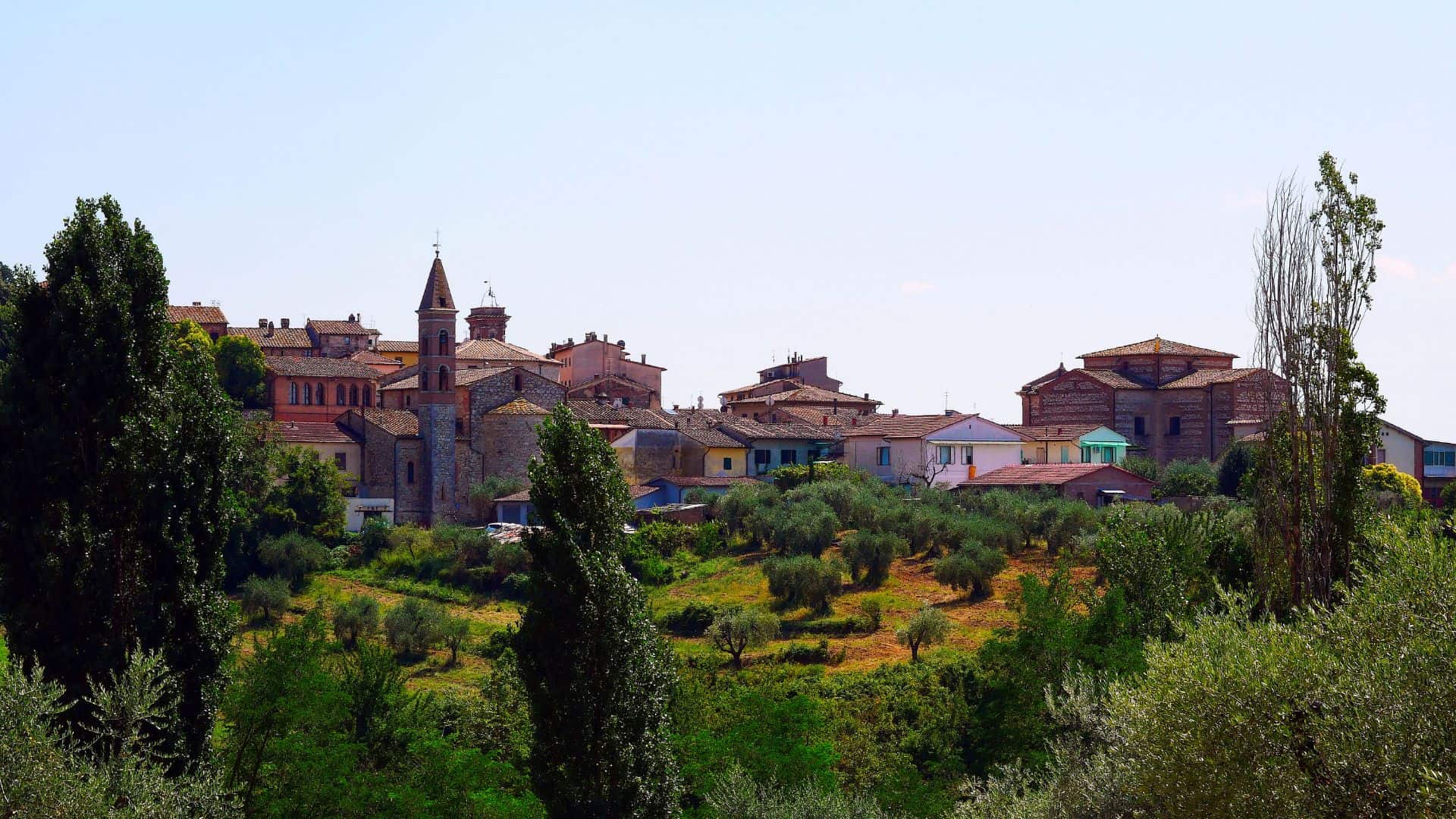 Vista panoramica su Castelnuovo Berardenga