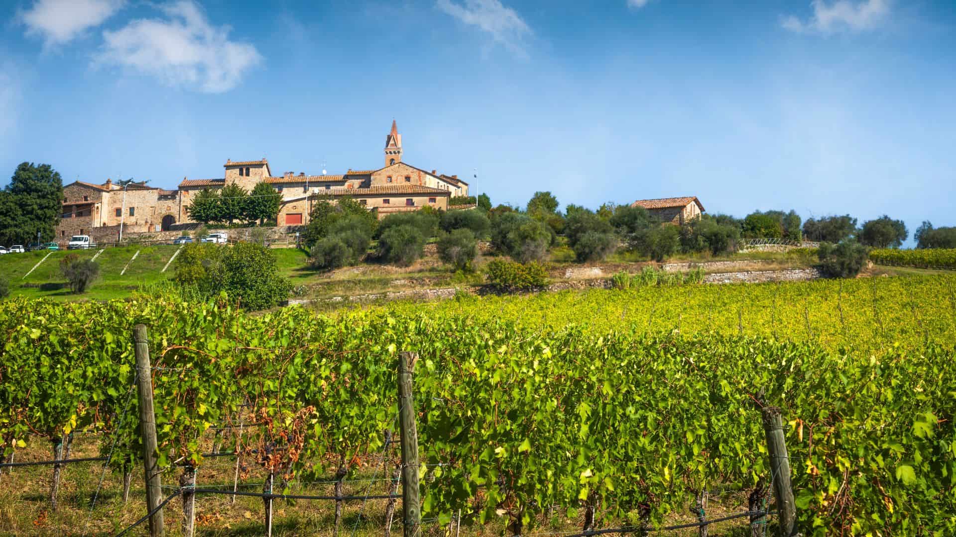 Vista panoramica su San Gusmè