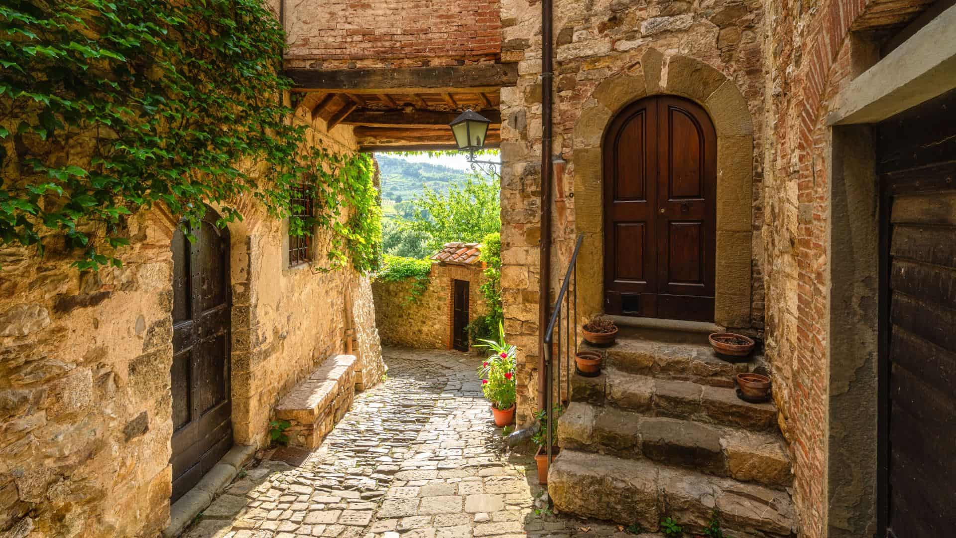 Una viuzza di Montefioralle