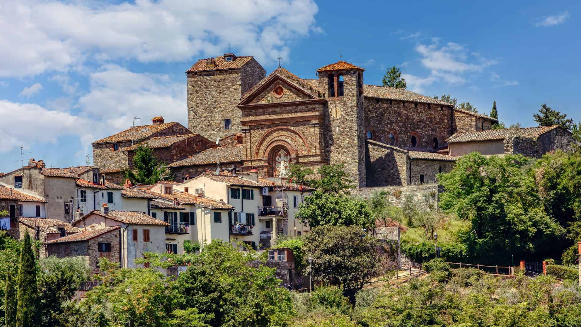 Vista panoramica su Panzano in Chianti