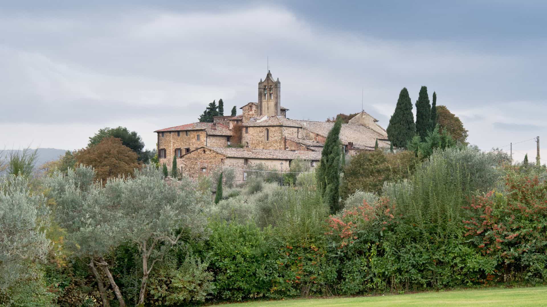 Vista panoramica su Pieve di San Leolino