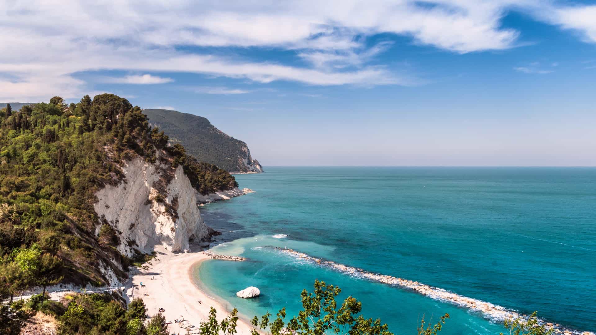Vista panoramica sulla Riviera del Conero