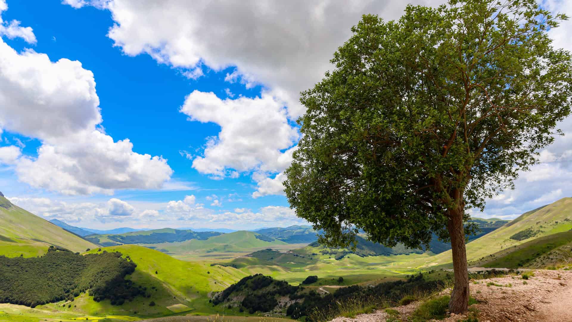 Panorama del Parco dei Monti Sibillini