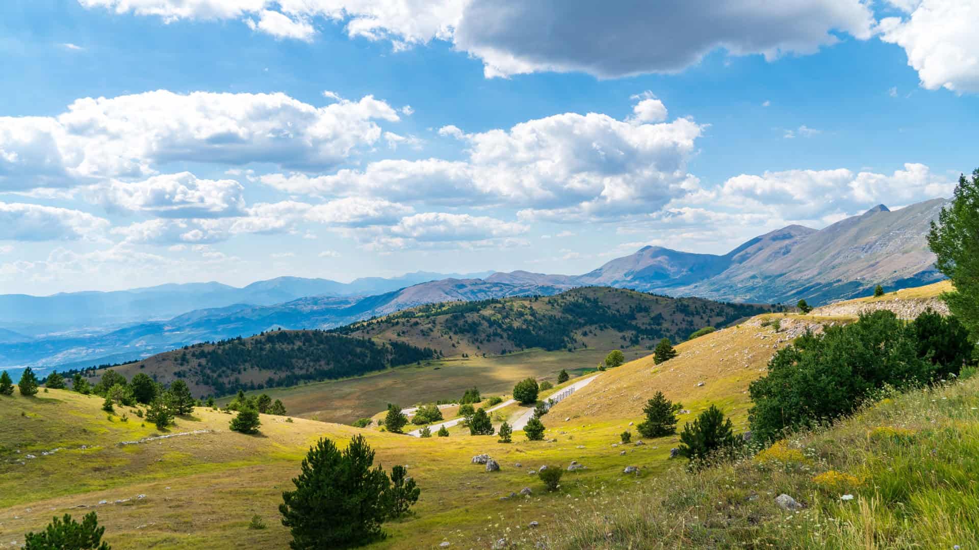 Panoramica sul Parco Nazionale del Gran Sasso