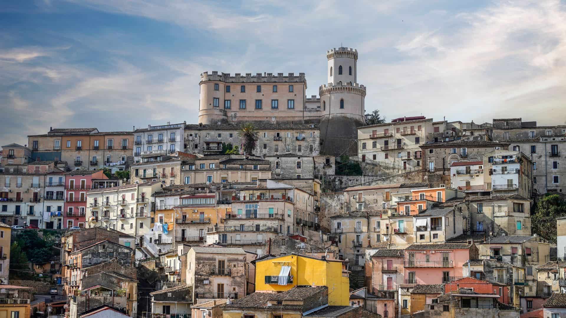 Panoramica del Castello Ducale di Corigliano Calabro