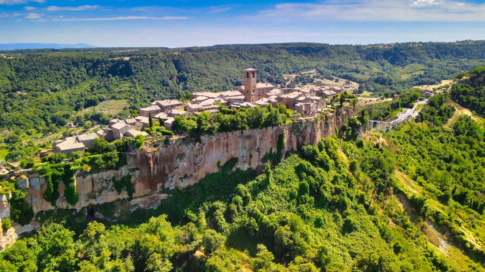 Vista panoramica su Civita di Bagnoregio