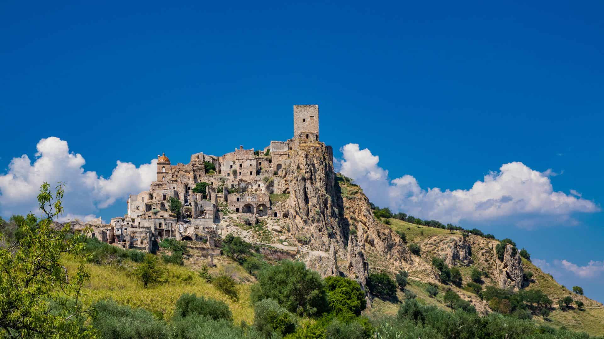 Vista panoramica su Craco