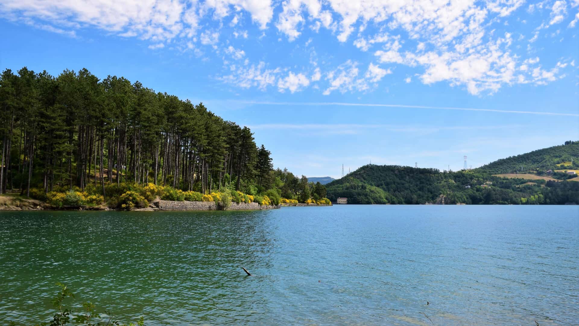 Suviana-See Panoramaansicht