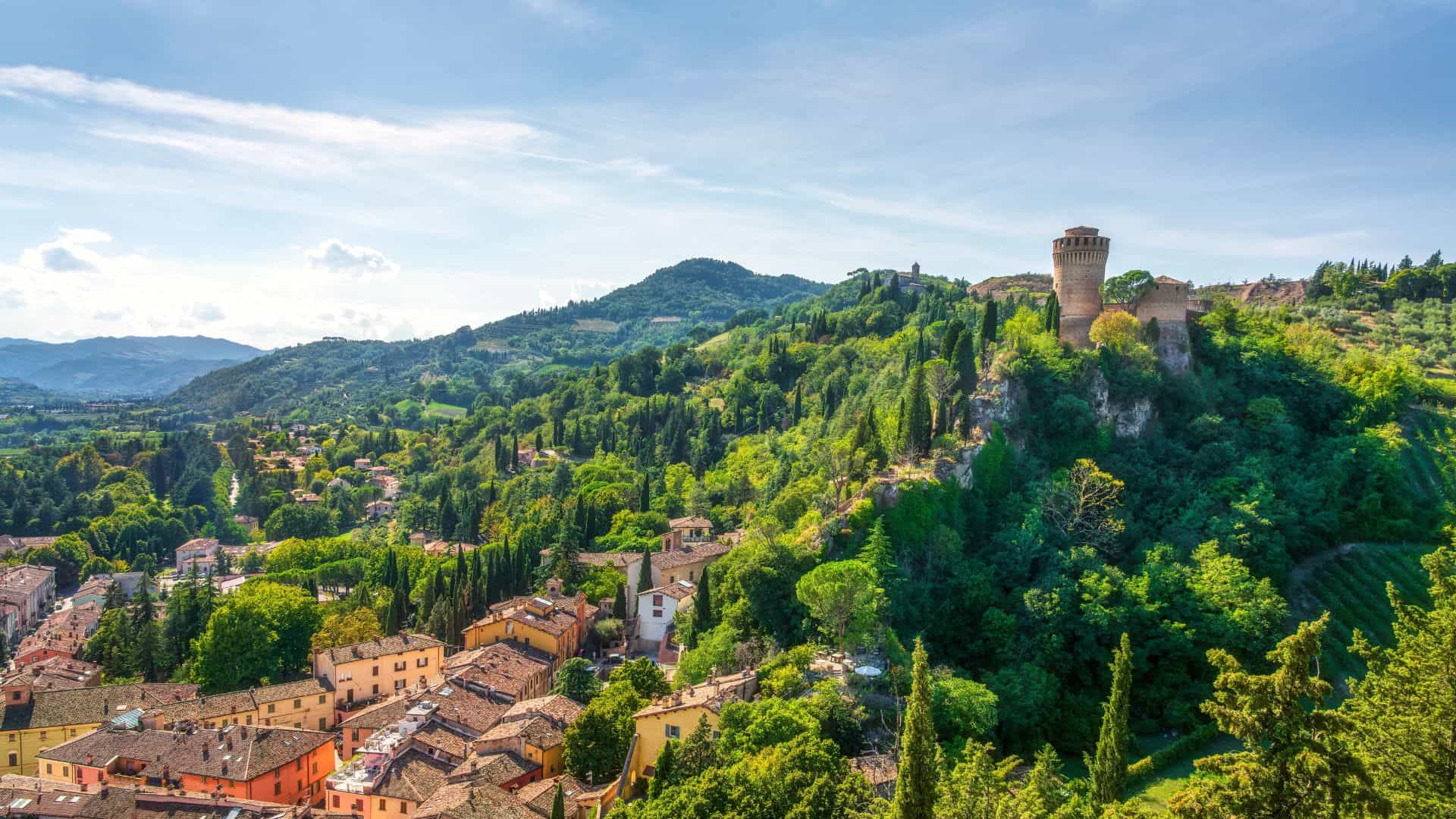 Vista panoramica su Brisighella