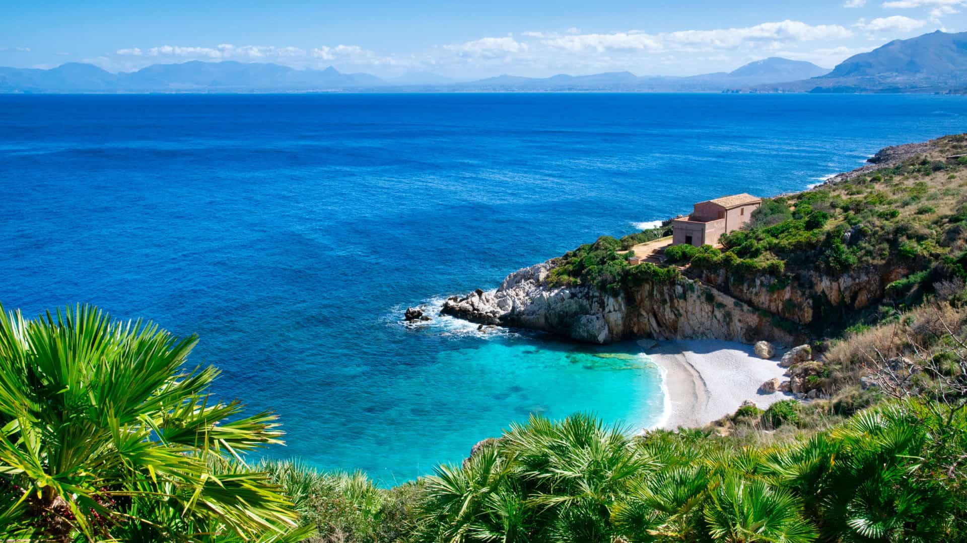 Spiaggia nella Riserva Naturale dello Zingaro