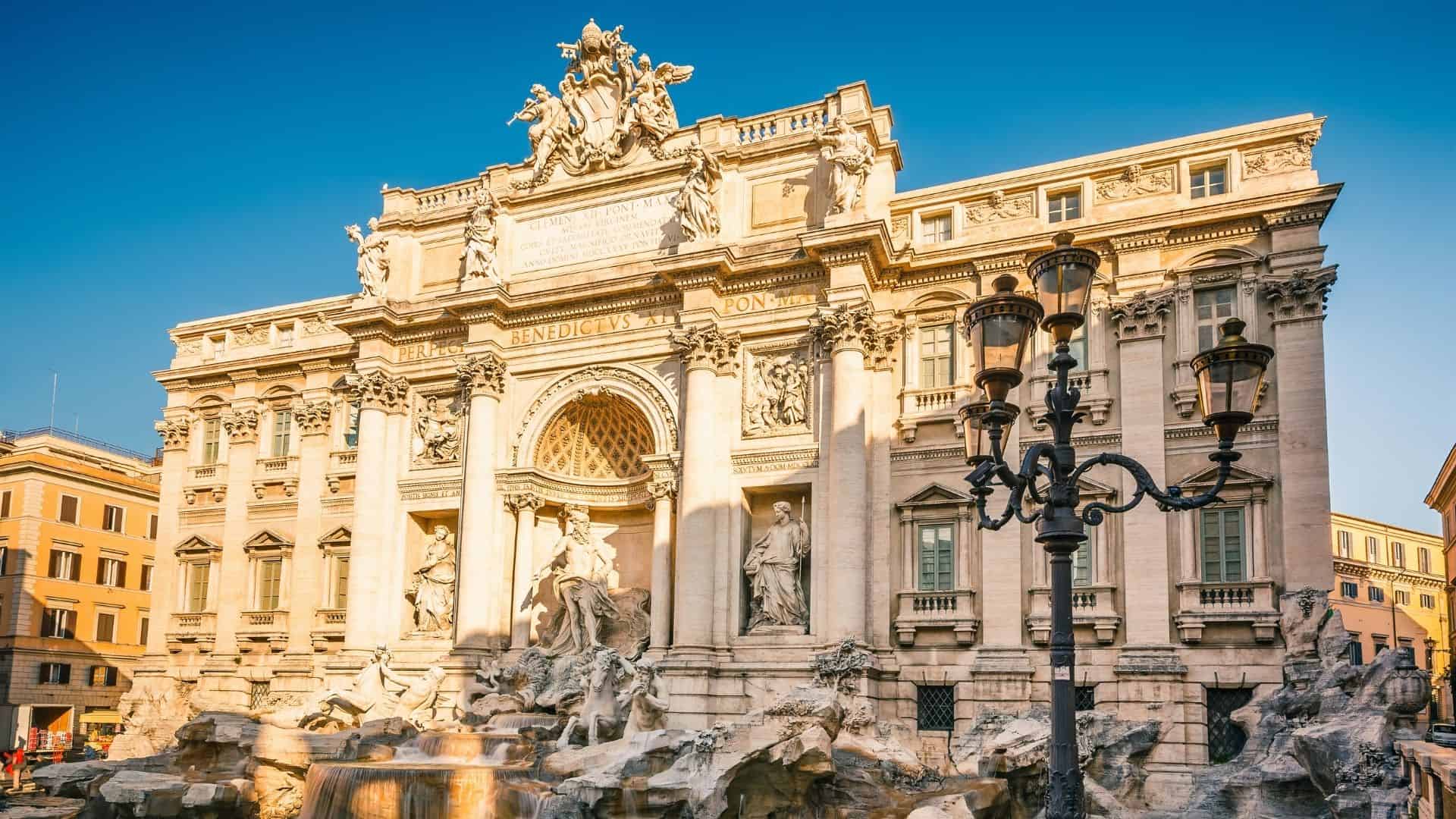 Fontana di Trevi a Roma