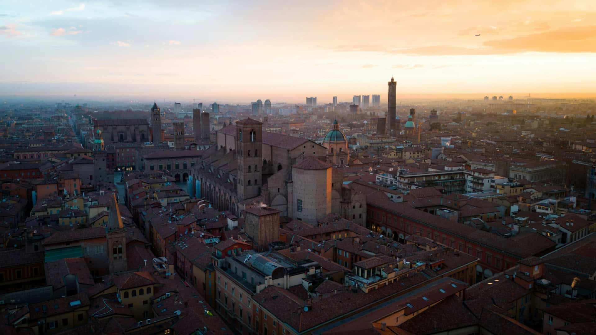La città di Bologna in Emilia Romagna