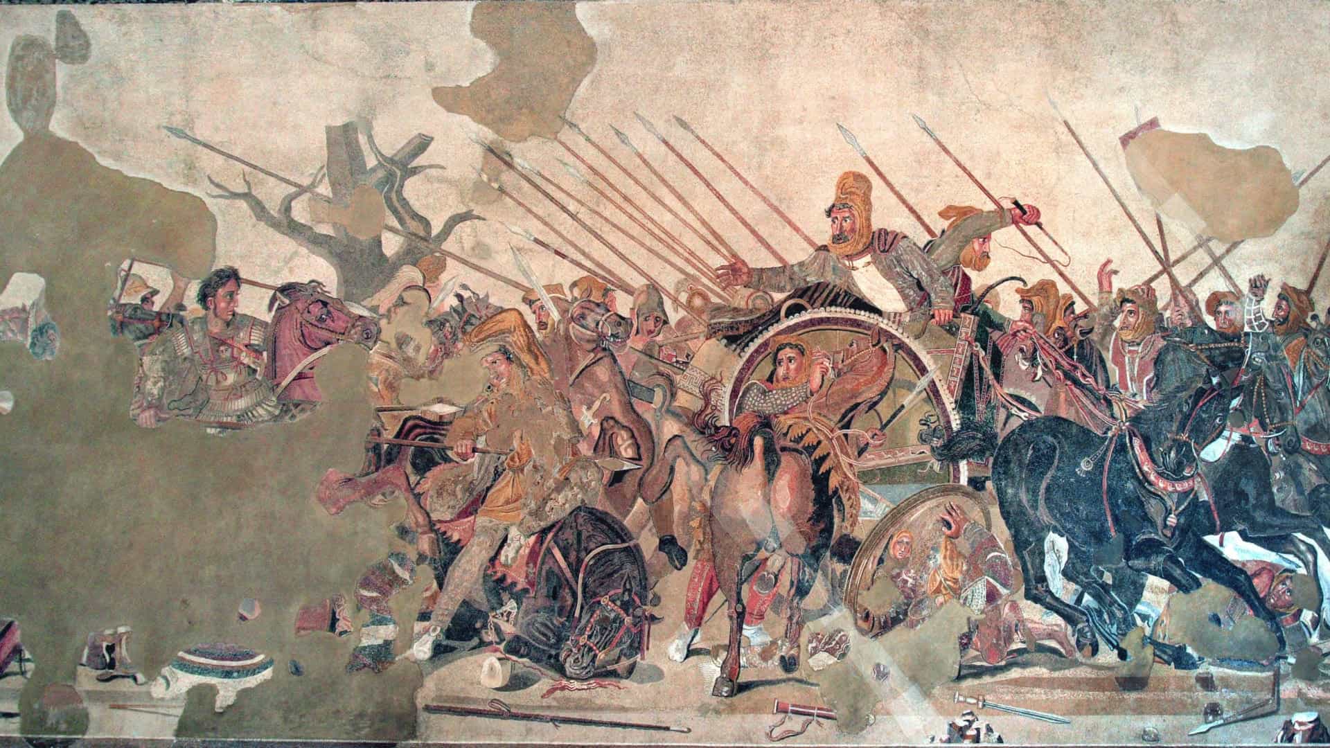 Affresco nel Museo Archeologico Nazionale di Napoli. Foto di Magrippa