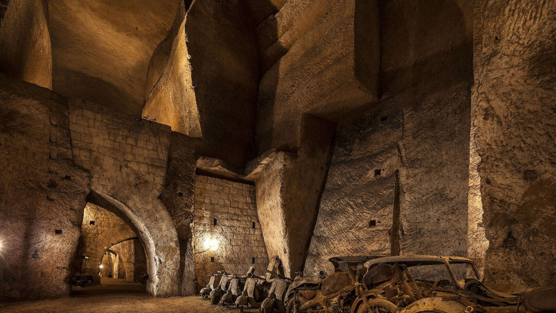 La Galleria Borbonica di Napoli. Foto di Associazione Culturale Borbonica Sotterranea