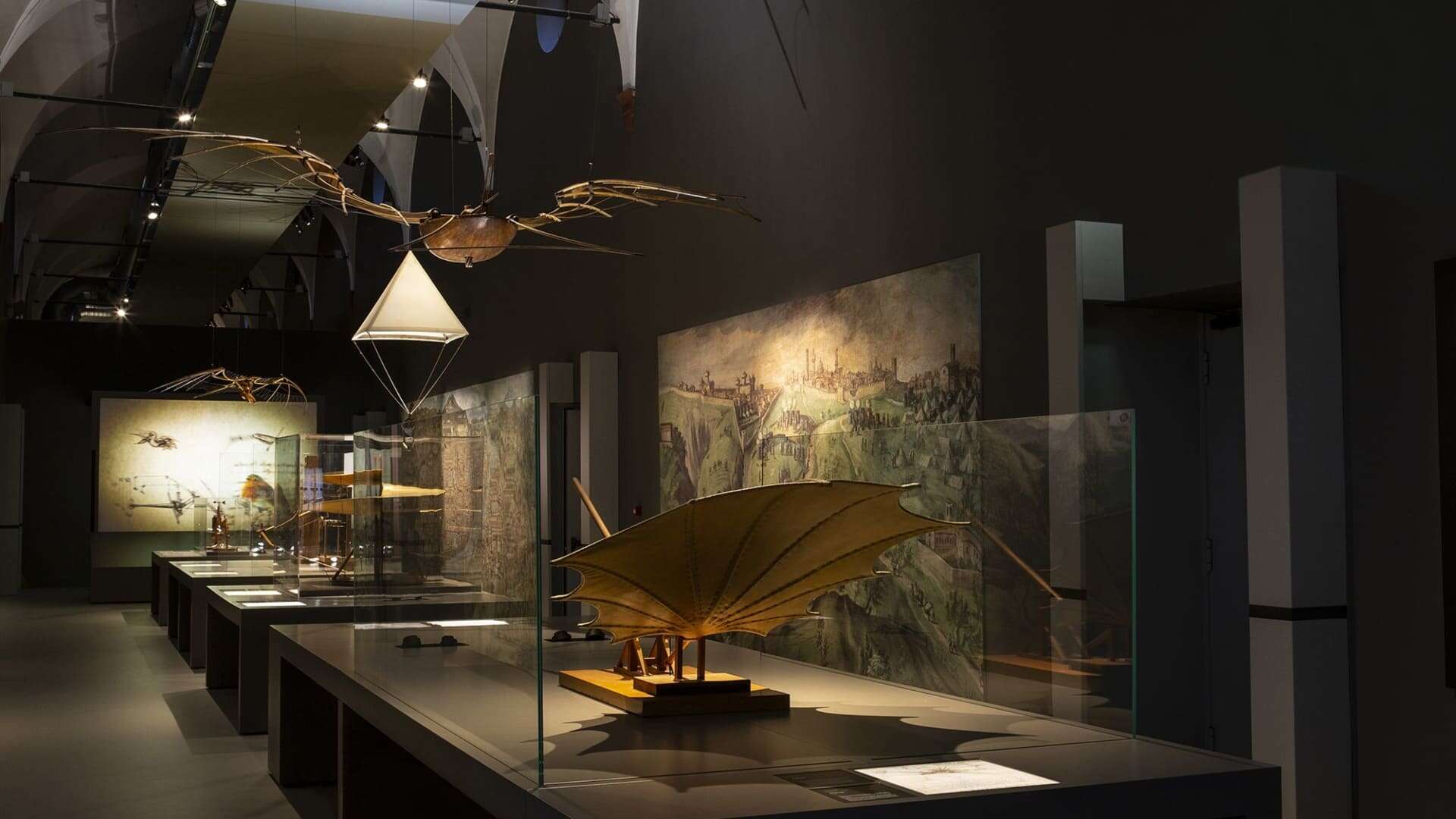 Sala interna del Museo Leonardo Da Vinci a Milano. Foto di Museoscienza53