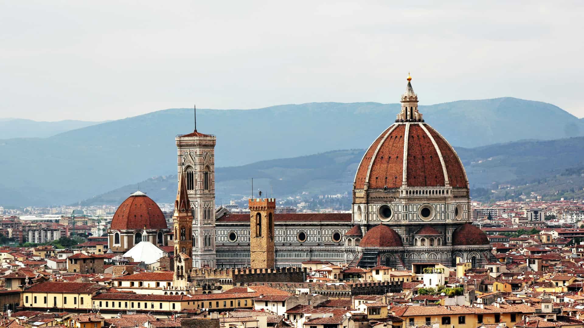 Vista sulla città di Firenze in Toscana