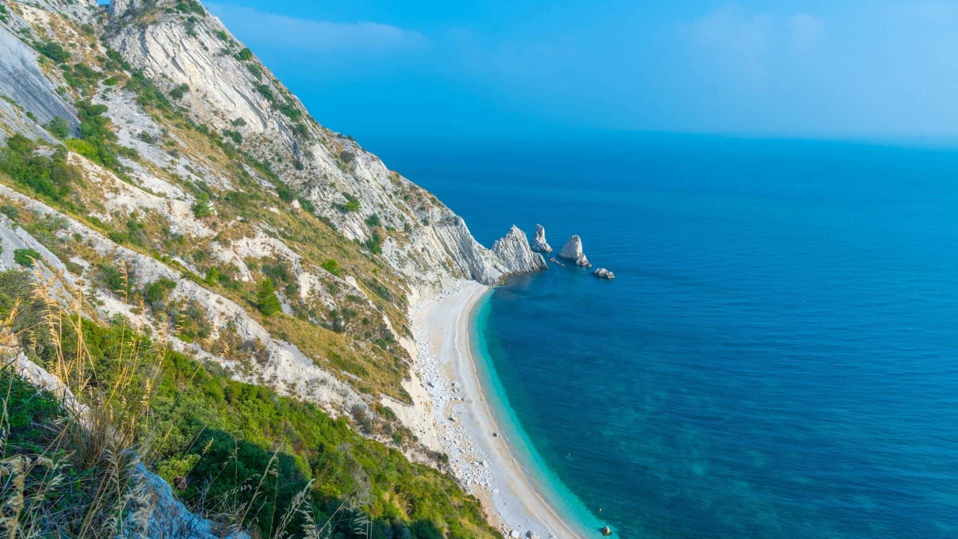 Panoramica della Spiaggia delle Due Sorelle