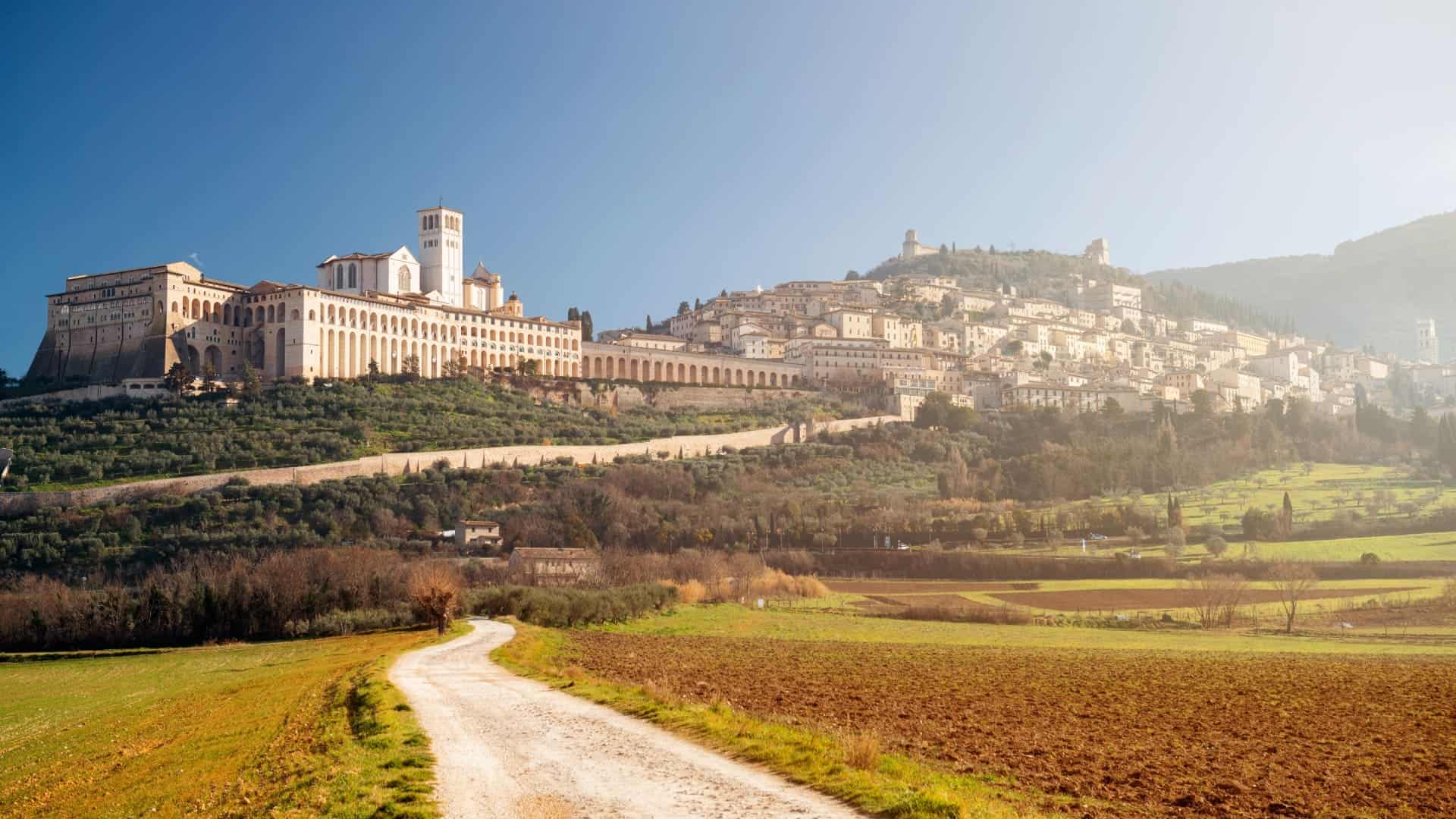 Vista panoramica su Assisi
