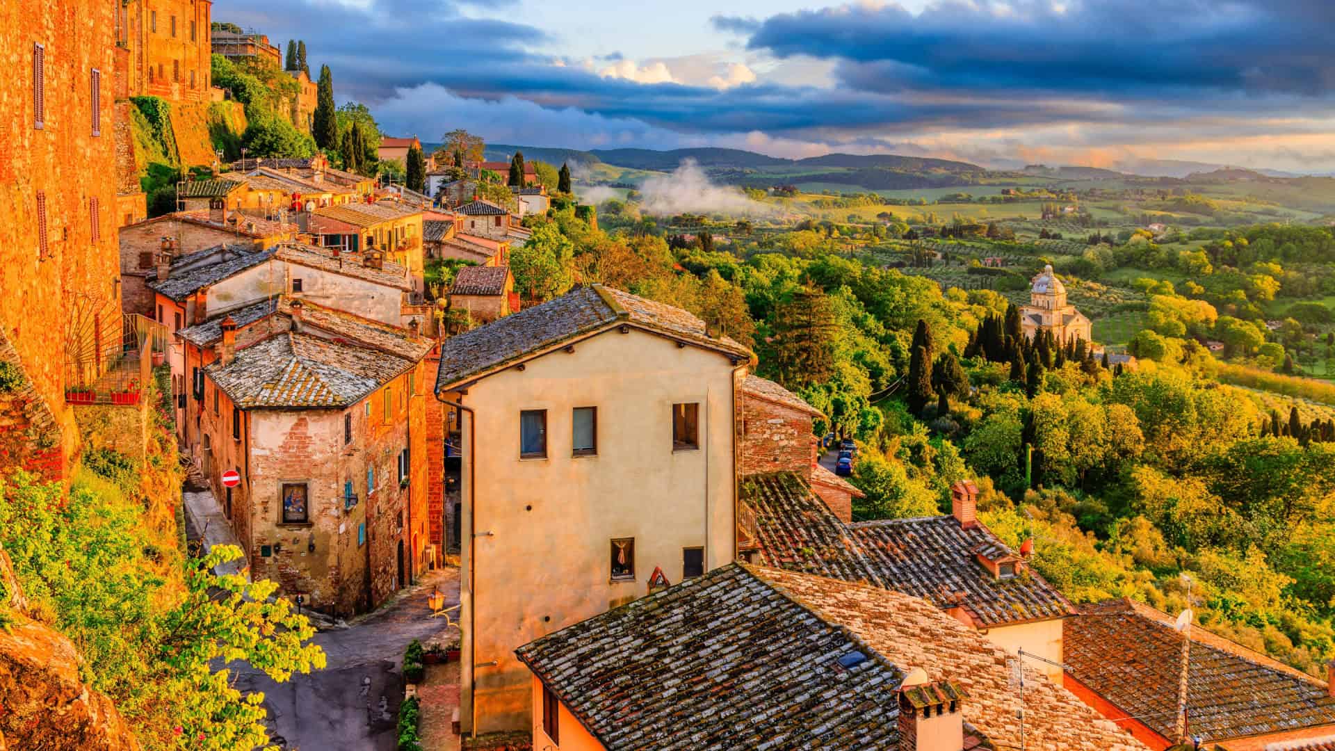 Scorcio panoramico su Montepulciano