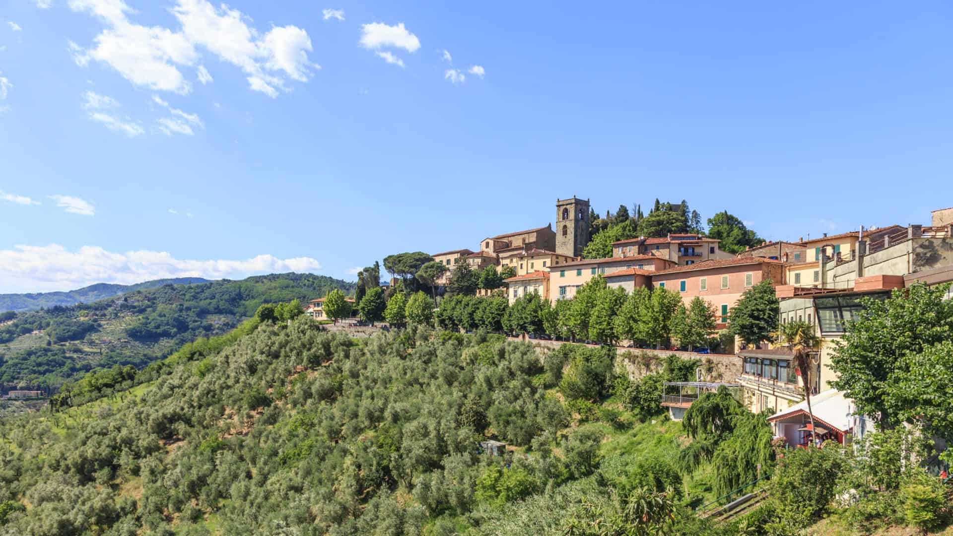Panoramica di Montecatini Terme alto