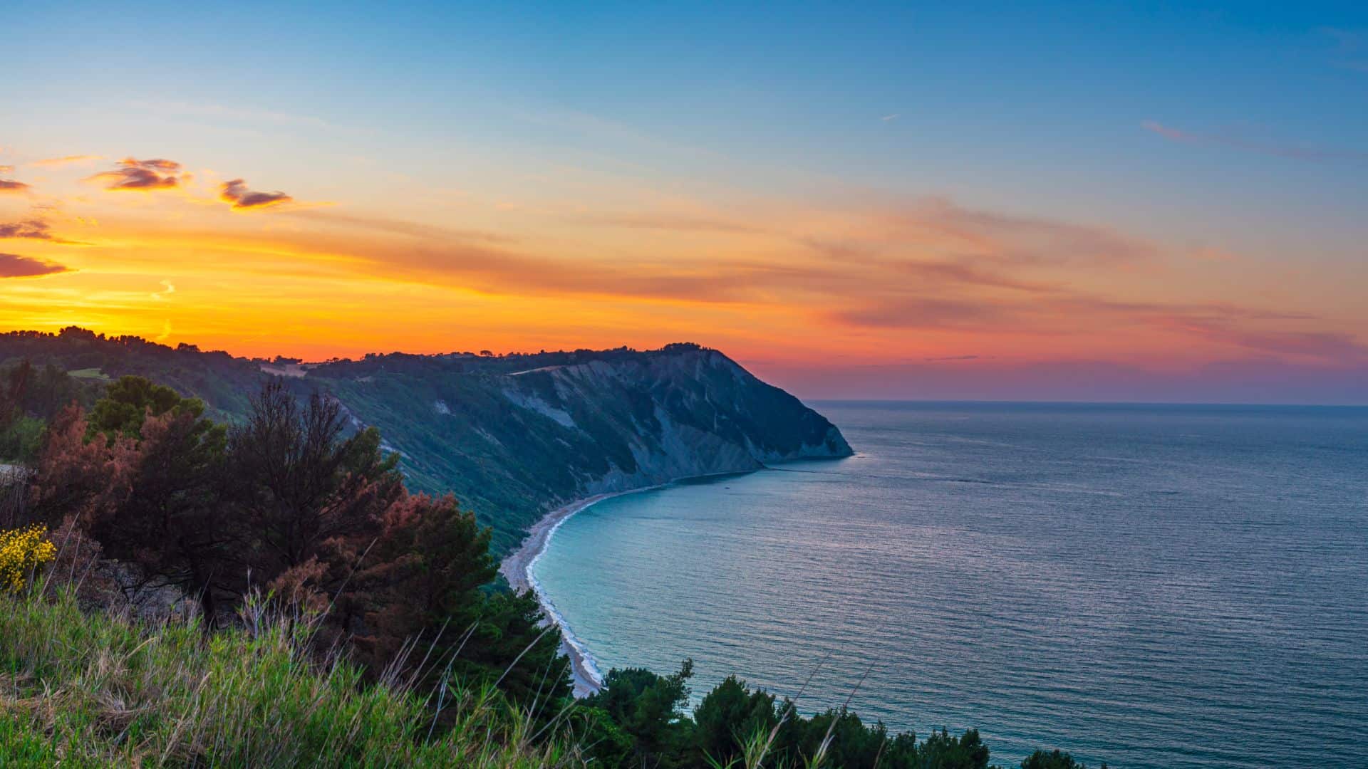La riviera del Conero nelle Marche