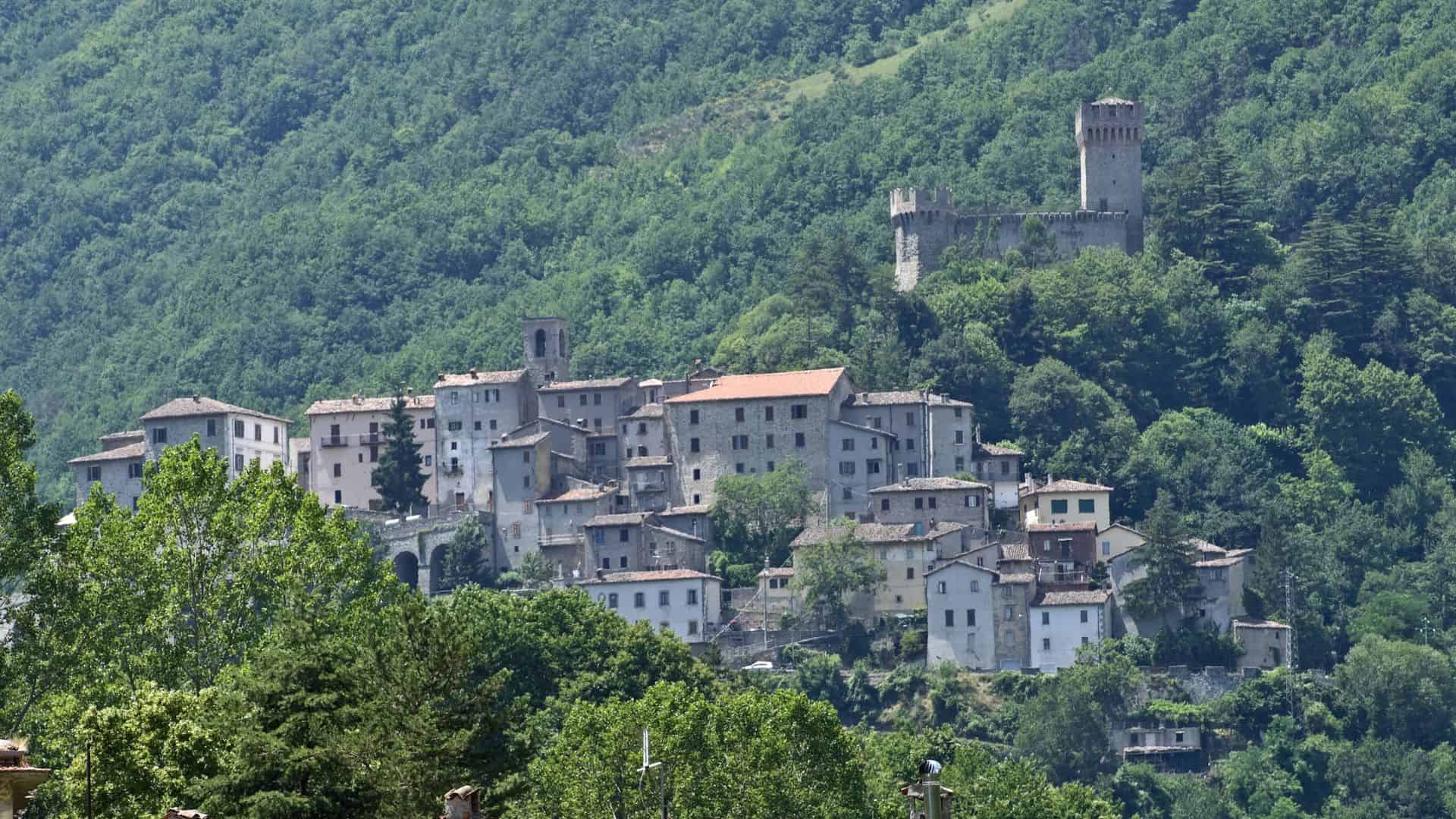 Panoramica su Arquata del Tronto