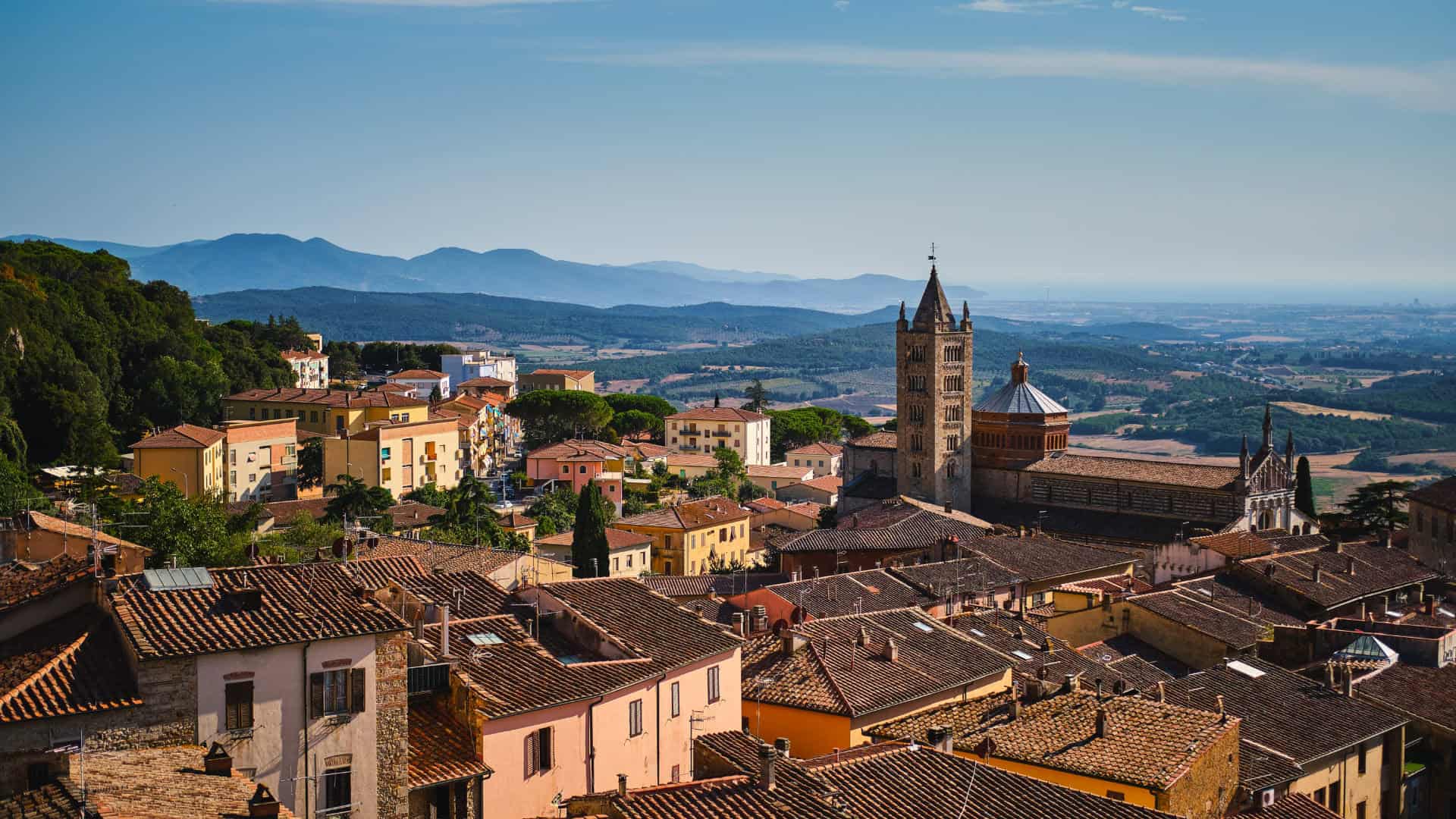 Vista panoramica su Massa Marittima